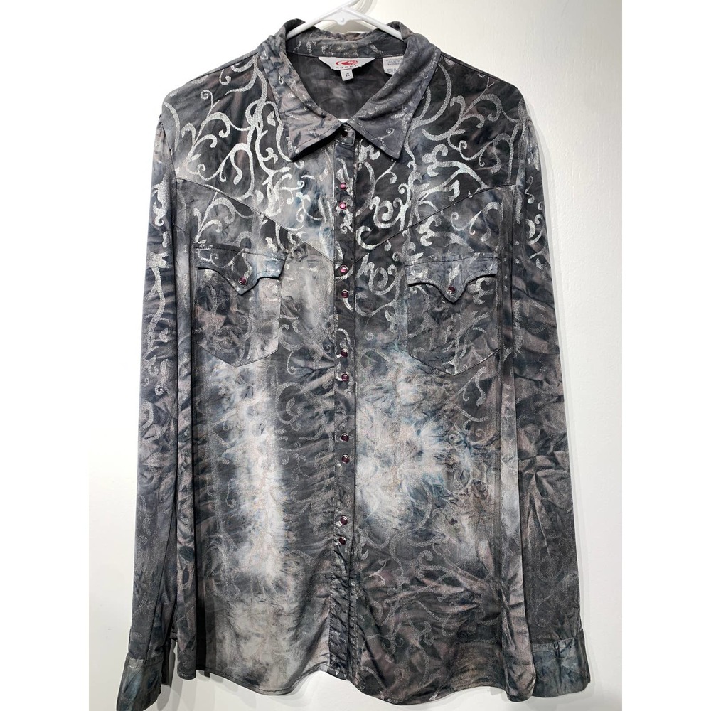 SALE!! Sweaters/Blouses/Shirts 2/$22*! Roper Women's Button XL